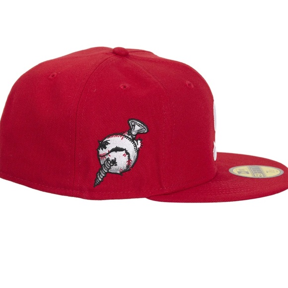 Supreme screw ball new era red size 7 1/2 - Picture 2 of 5